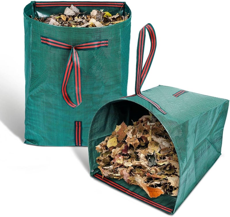 RISETEX Leaf Collector, Large Yard Dustpan-Type Lawn and Leaf Bags, 53-Gallon Reusable Garden Bags for Leaves, Debris, Grass, Clippings, Lawn Trash - Image 4